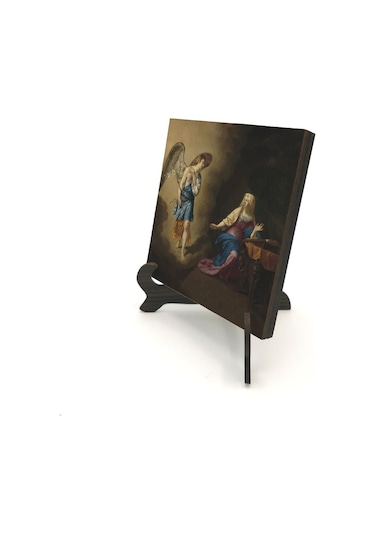 Meryem E Müjde Adriaen Van De Velde, 1667 Baskılı Mdf Masaüstlük 10x10
