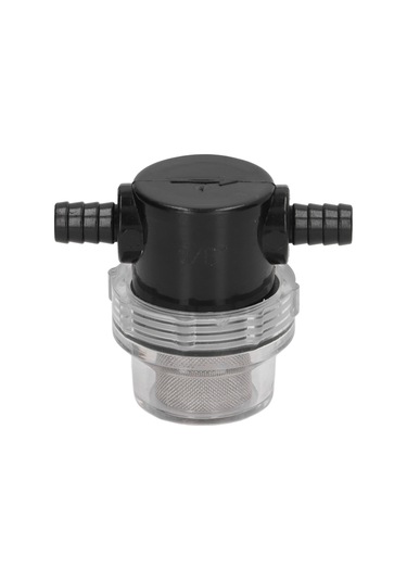 Su Pompası Filtresi Hat İçi Süzgeç Barb Abs 3/8in 1/2in Çıkış Dc 12v 80 Psı Pompalar İçin