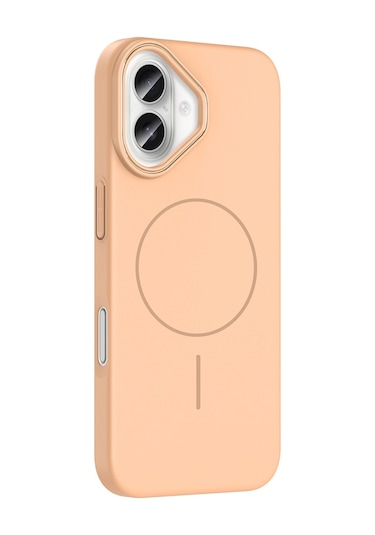 Apple iPhone 16 Plus Uyumlu Kılıf Magsafe Şarj Özellikli Zore Ruby Silikon Kapak - Lacivert Lacivert