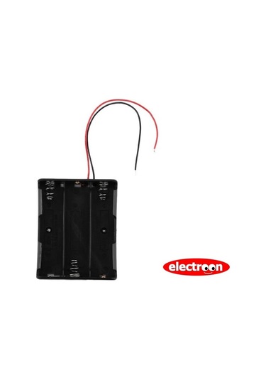 Electroon 3Lü Kalem Pil Kutusu Kapaksız 3Xaa