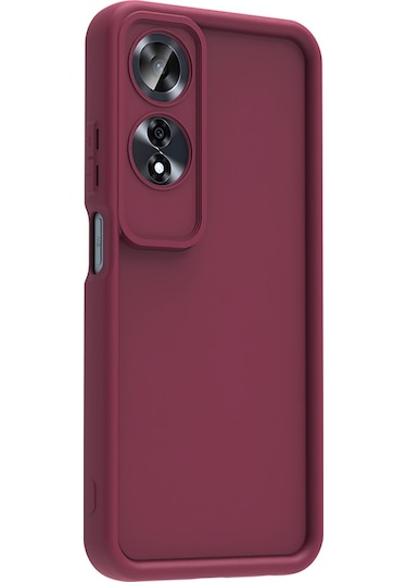 A60 Uyumlu Kılıf Kamera Korumalı Zyl Ananas Kapak - Pembe Pembe