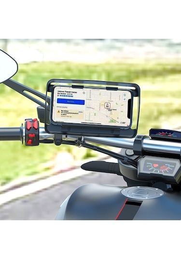 Sones Arazi Aracı Güneşlik Cep Telefonu Navigasyon Braketi, Stil: Evrensel Ayar Kolu Tipi