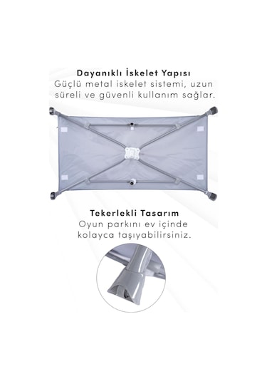 Prego Odessa Oyun Parkı Gri 8064