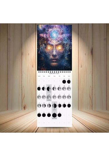 Ay Evreleri Takvimi 2025 12 Aylık Ay Evreleri Duvar Takvimi