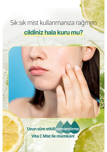 Yeşil Mandalina Özlü, Aydınlatıcı, Leke Karşıtı Serum Mist Goodal Green Tangerine Vita C Serum Mist