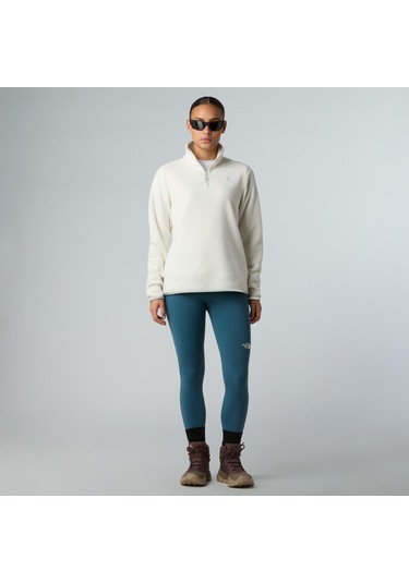 The North Face Kadın Glacıer Fleece 1/4 Zıpceket Nf0a8d2jqlı1 Beyaz