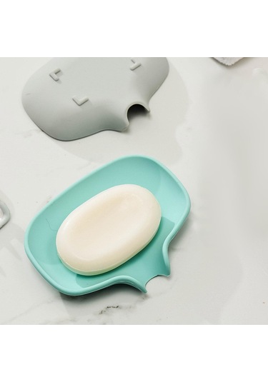 Suntek Sabunluk Tutucu Organizatör Kaymaz Sünger Raf Yeşil Yeşil Diğer