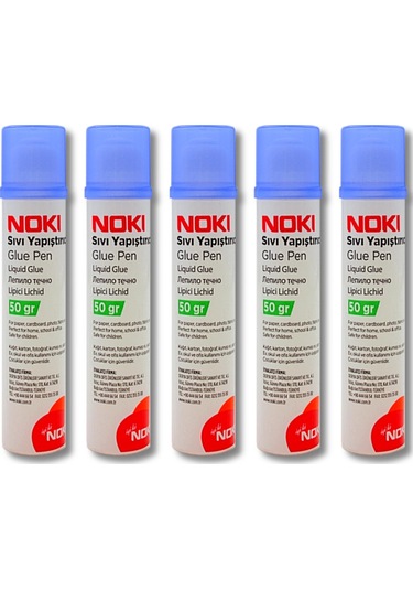 Noki Glue Pen Sıvı Yapıştırıcı 50 Gr 3450 5 Adet