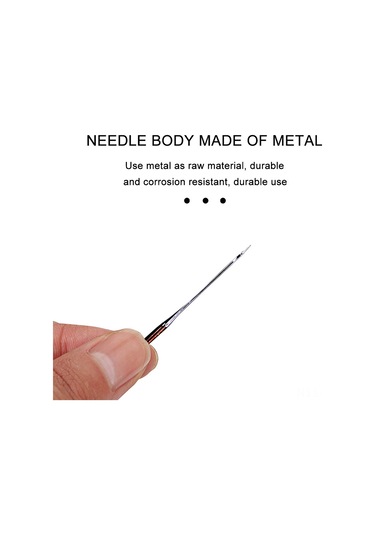 Leezsing Endüstriyel Atlama Önleyici Dikiş Makinesi İğnesi Db16 Numara 10 Adet Aksesuar Seti Sarı