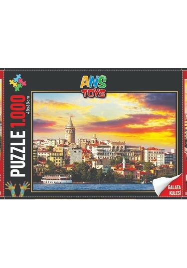 Ans Toys Puzzle 1000'Li (Galata Kulesi)