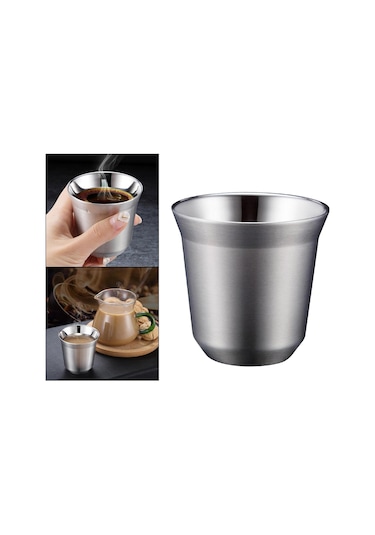 Suntek Çift Duvarlı Kahve Kupa Yalıtımlı Çay Bardağı S