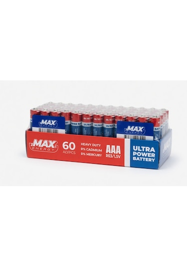 Maxx 60 Adet Aaa R03 İnce Pil 1.5 V