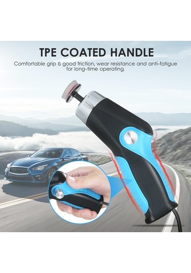 Novahub 60w Mini Cila Makinesi - 8500 Rpm'a Uygun Hız Ayarı, Araç Yüzey Parlatma & Çizik Giderme