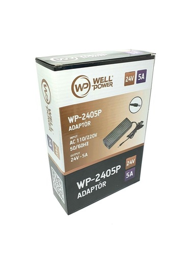 Wellpower 24Volt 5Amper Plastik Kasa Adaptör