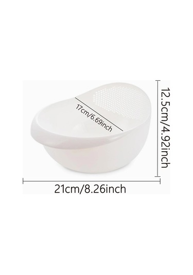 Lichen 1 Adet-sergi Pirinç Kasesi Drenaj Sepeti Meyve Kasesi Beyaz