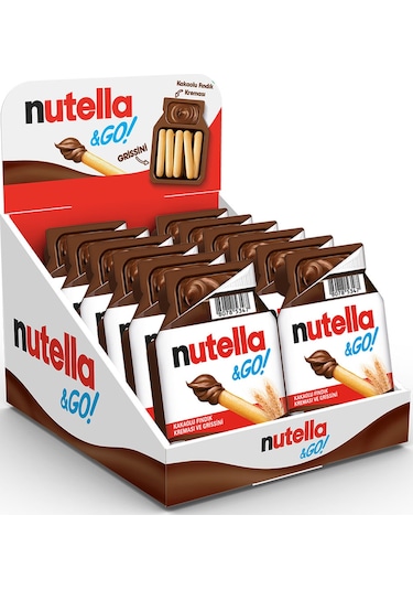 Nutella&go Kakaolu Fındık Kreması Ve Grissini 28 Gr - 12 Adet