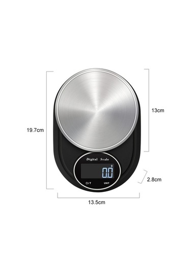 Primepickings Yüksek Hassasiyetli Ev Mutfak Terazisi, Paslanmaz Çelik, Hemming Stili Diğer