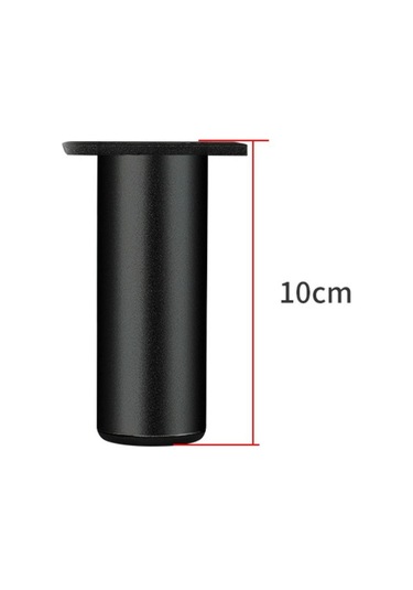 Adet/takım Metal Mobilya Ayakları Siyah 10cm Siyah Diğer