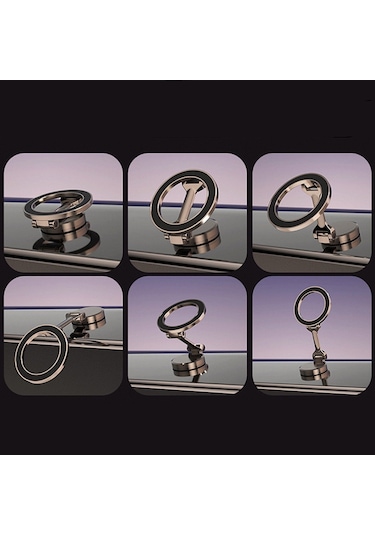 Dexmon Magsafe Katlanabilir Mıknatıslı Mini Araç İçi Telefon Tutucu