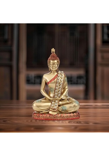 Pazly Yemek Tayland Tatil Suntek Odası Heykeli Evi Cm Çiftlik Buda 14x7.5x19.5 Se 14x7.5x19.5 Cm