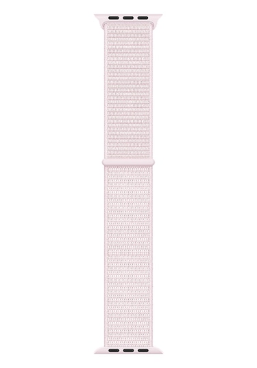 Effox Watch 7 45mm Kordon Band-03 Serisi Hasır Strap Kayış-pearl Pink