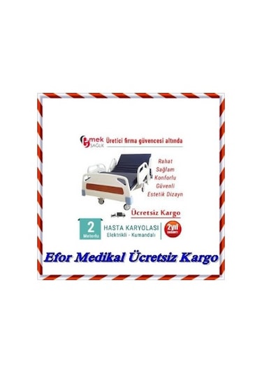 2 Motorlu Full Abs Hasta Karyolası