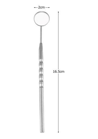 Samdoo Stainless Steel Diş Bakımı Aleti - 45 Derece Tasarım, Kaymazsız Kolu İle Ağız İçini Net Görüntüle, Profesyonel Ve Kişisel Kullanım