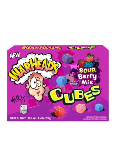 Warheads Sour Berry Mix Cubes 99 G