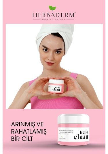 Herbaderm Hello Clean Kuru ve Hassas Ciltler İçin Yağ Bazlı Temizleyici Balm 100 ML