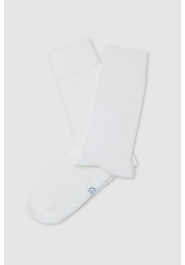Ds Damat Beyaz 5'li Çorap 4hf16ortcst05 Beyaz