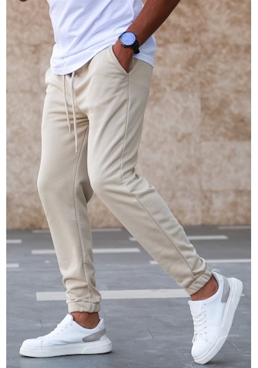 Madmext Bej Basic Eşofman 5424 Bej
