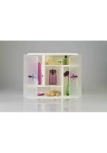 Primanova 094 Lüx Şeffaf Banyo ve Ecza Dolabı
