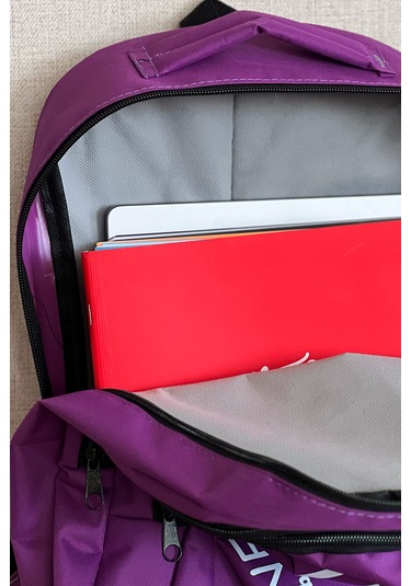 Nemo Bags Unisex Mor Sırt Çantası Büyük Boy Okul Spor Çantası