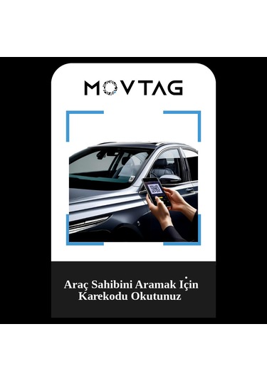 Oto Karekod Numaratör Qrkod Numaratör Akıllı Cam Etiketi Barkod