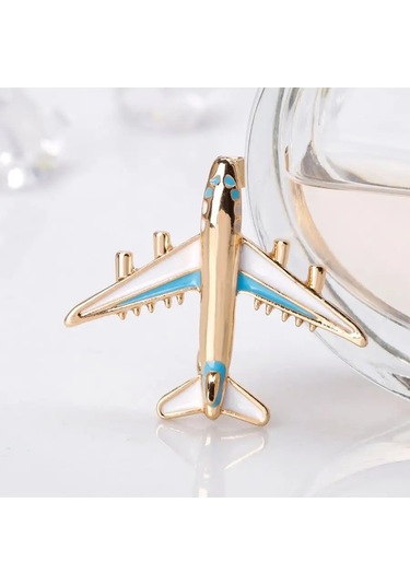 Remove Metal Broş Uçak Havacılık 158261441 Yeşil