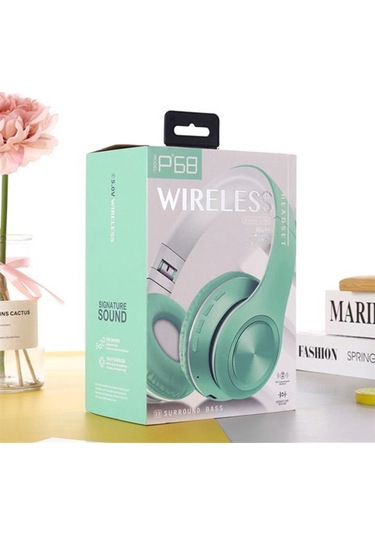 Zamass P68 Katlanabilir Kulak Üstü Bluetooth Kulaklık
