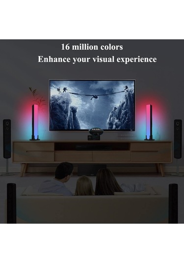 Sones Zm-021 Music Sync Led Bar Ortam Işığı Tv Tuya Masaüstü Atmosfer Lambası