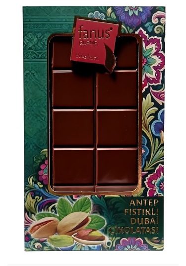 Fanus Dubai Çikolatası Antep Fıstıklı 200 G