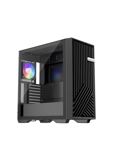 Ontech - 1st Player Fd8 Siyah 750w 80+ Argb 6x12cm Fan Temperli Cam Mesh Usb 3.0 E-atx Kasa