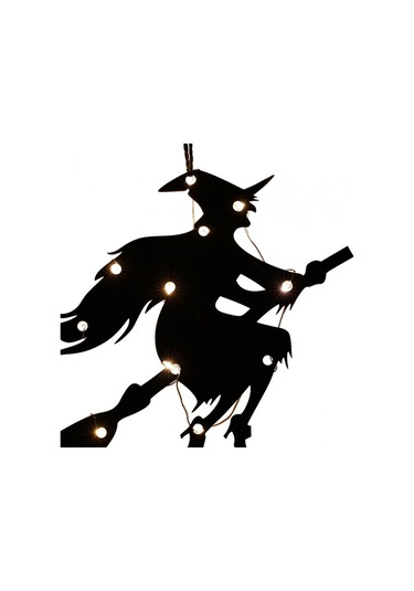 Pazly Suntek Stil-e Pencere Işıklı Ev Dekorasyonu Cadılar Bayramı Hy