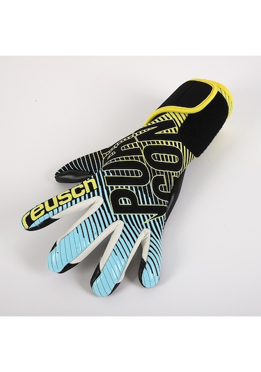 Elamco Lateks Futbol Kaleci Eldiveni Profesyonel Futbol Topu Kaleci Eldivenleri Yetişkinler Kalınlaşmış Turuncu