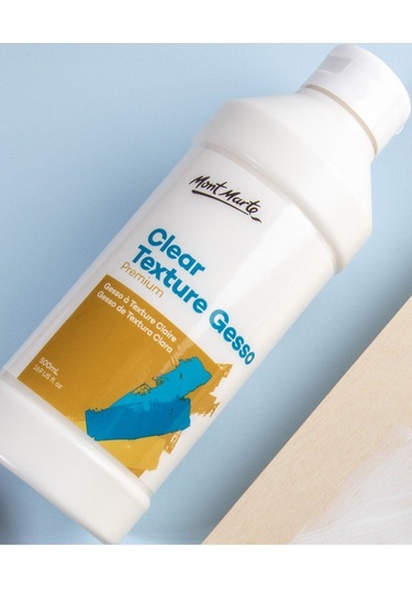 Mm Clear Texture Gesso Şeffaf Dokulu Premium 500ml