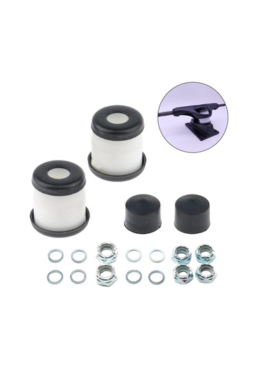 Homyl Kaykay Kamyon Burçları Kiti Kupası Şok Absorbe Beyaz-11-mm Beyaz Çok Renkli