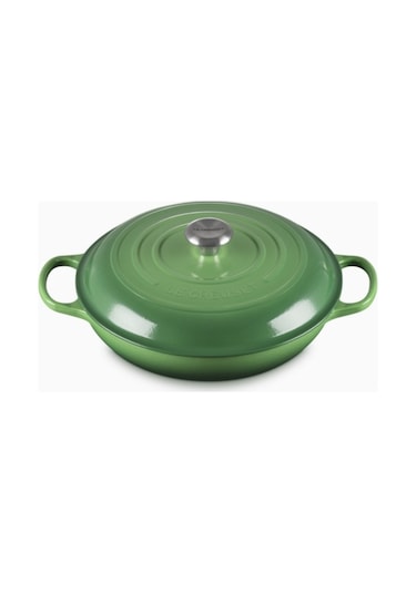 Le Creuset Gourmet Profesyonel Lüks Döküm Tencere Yeşil 30 Cm