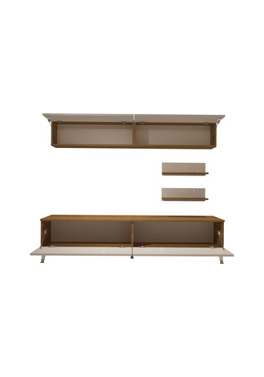 Decoraktiv Eko 5 Mdf Std Gold Tv Ünitesi Tv Sehpası Pera - Beyaz