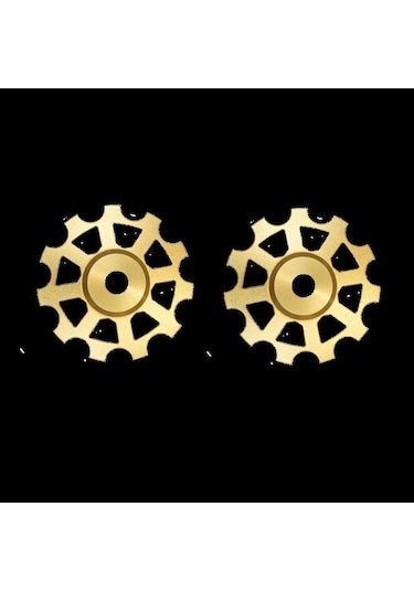 Nova Ride 11T Ceramic Pulley Wheels (Bisiklet Aktarıcı Makarası) Altın Siyah