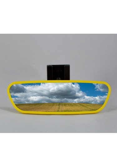 Pırlanta-3 Dik Kollu Universal Dikiz Aynası 17X5 Cm Kırmızı