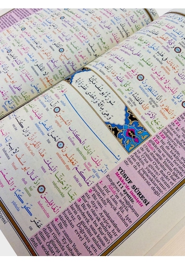 Bilgisayar Hatlı Renkli Kelime Meali Orta Boy Kuran-ı Kerim Yeşil