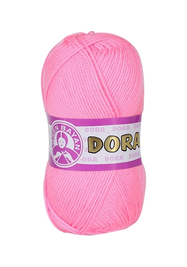 Ören Bayan Dora El Örgü İpi Pembe 040