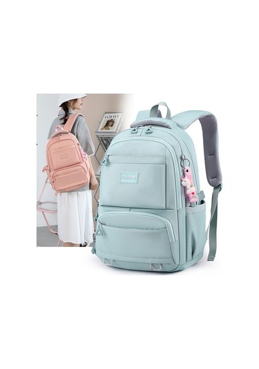 Dancemonkey 15.6 Laptop Bölmeli Büyük Kapasiteli Okul Çantası, Antihırsız, Dayanıklı Sırt Çantası Seyahat, Kamp , Çok Renkli Çok Renkli